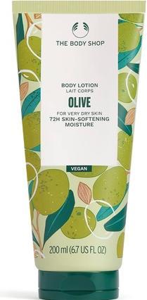 Produktbild Body Shop Olive Nourishing Body Lotion 200ml - Trockene bis sehr trockene Haut 72 Stunden lang (Körperlotion, 200 ml)