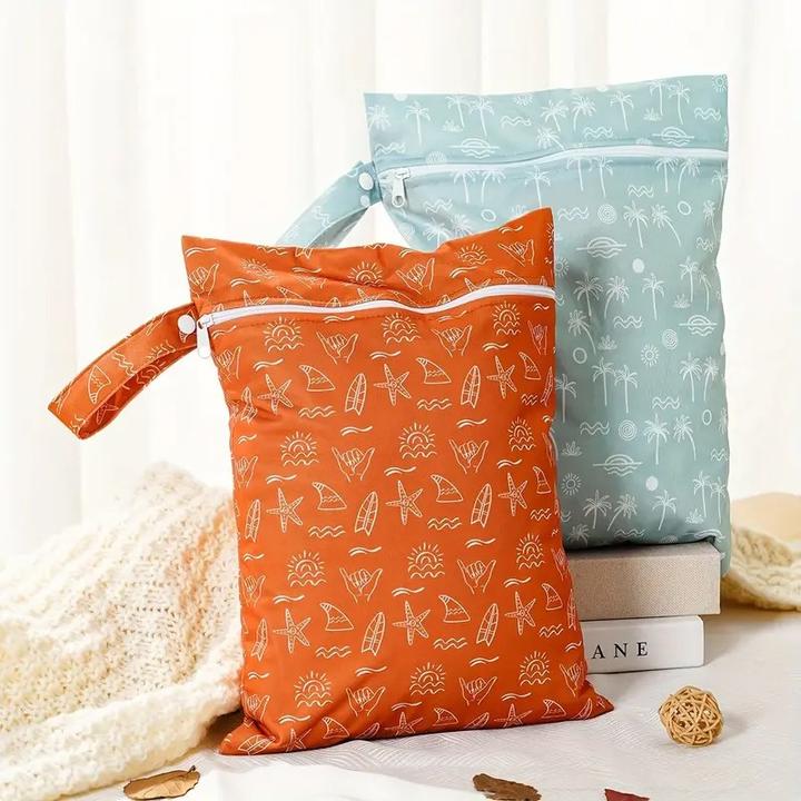 Image du produit ASMI Lot de 2 sacs à couches Wetbag 25x35 cm