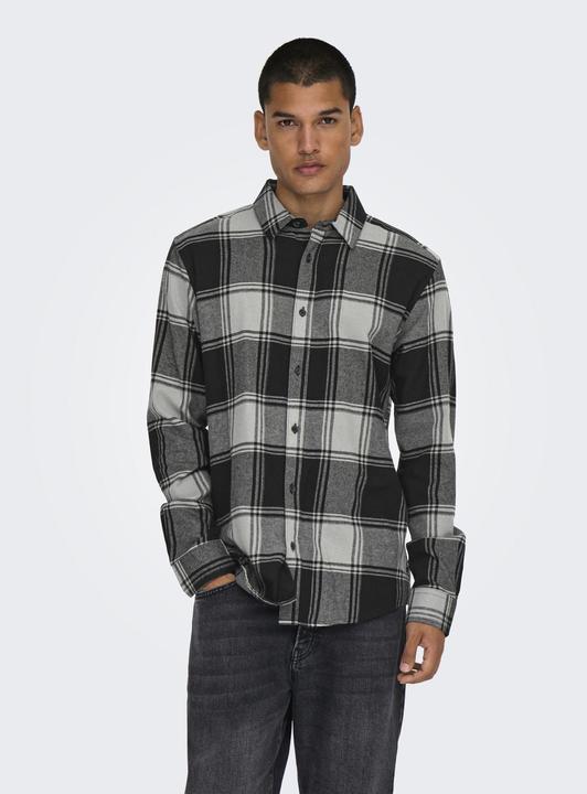 Produktbild Only & Sons Slim Fit Hemdkragen Hemd Hemd (XL)