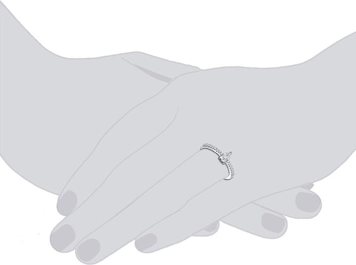 Produktbild Trilani Damen Sterling Silber Zirkonia silber - 16308 (60, 925 Silber)