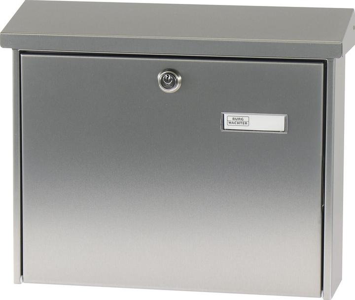 Actual product image Burg Wächter 8140 Stainless steel letterbox AMR