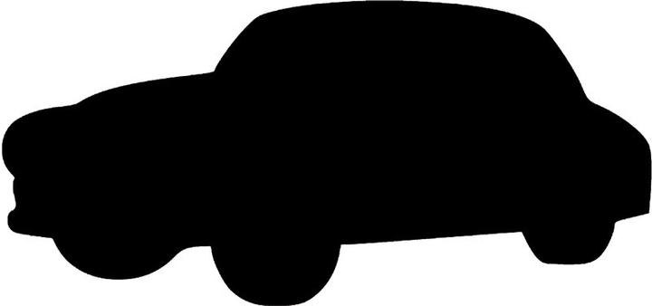 Silhouette Car (Wandtafel, 49 x 24 cm)