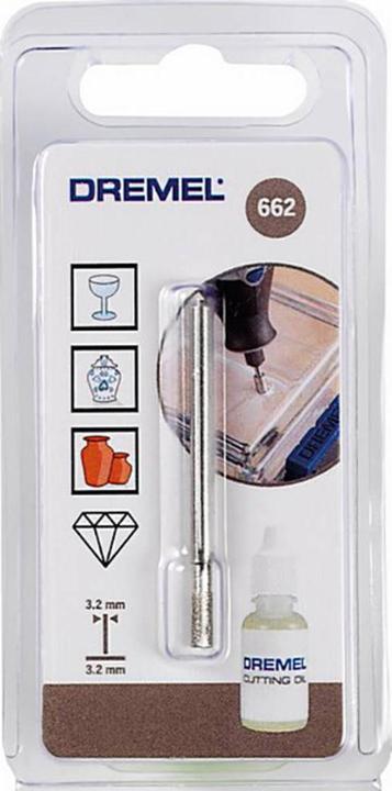 Immagine prodotto Dremel Punte diamantate per vetro (3,2 mm)