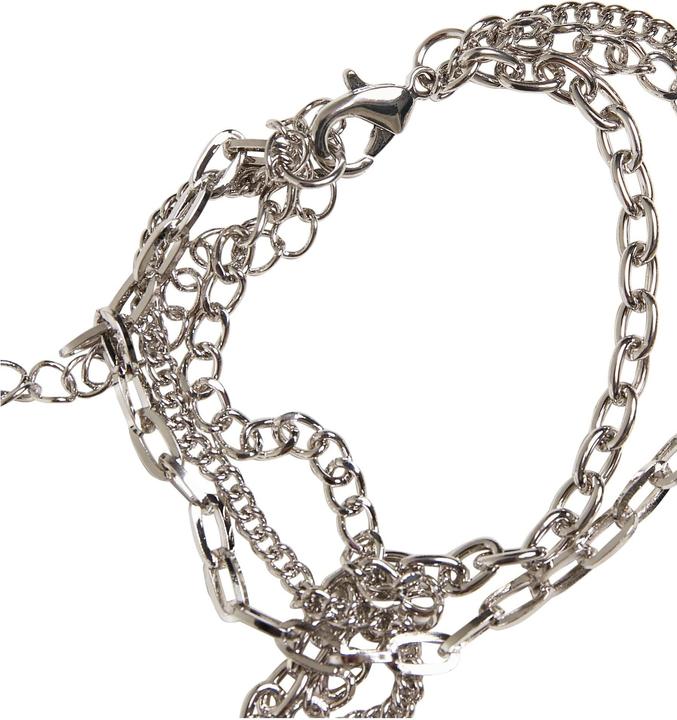 Produktbild Urban Classics Safety Pin Layering Necklace (70% Eisen, 30% Zink)