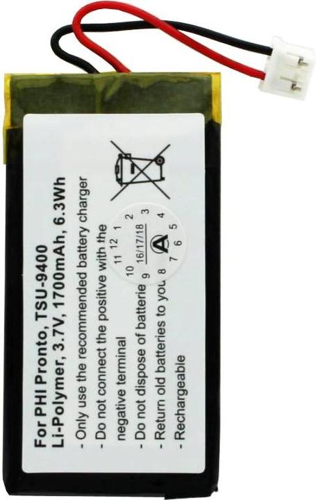 Produktbild Philips Akku PRONTO TSU-9400 (1 Stk., Gerätespezifisch, 1700 mAh)