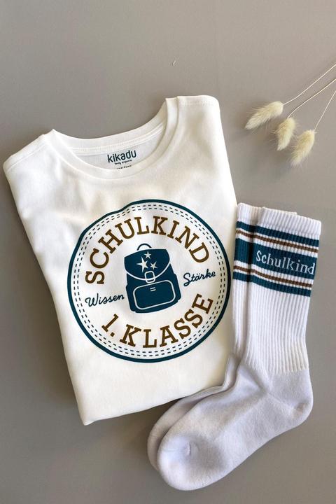 Produktbild Kikadu Socken Schulkind Petrol Gr. 3134 (31 - 34)
