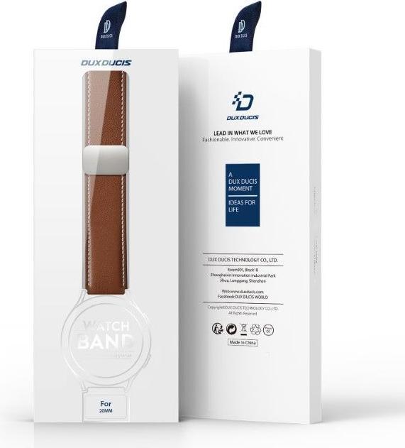 Image du produit Dux Ducis YA Series Bracelet en cuir véritable (22 mm, Cuir véritable)