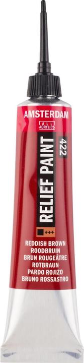 Produktbild Amsterdam Acrylfarbe Reliefpaint 422 (Rotbraun, 20 ml)
