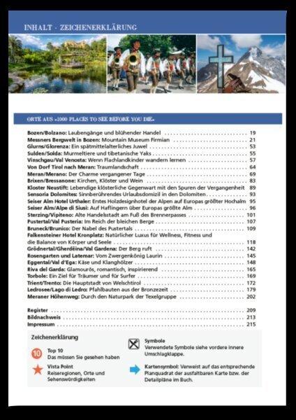 Image du produit Guide des régions 1000 Places du Tyrol du Sud