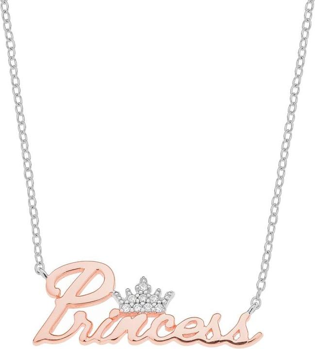 Image du produit Disney Collier Princess, argent sterling 925 (Argent 925, 35 - 40.5 cm)