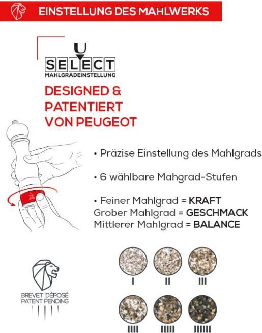 Produktbild Peugeot PARIS ROT Pfeffermühle U SELECT 30cm (Pfeffer)