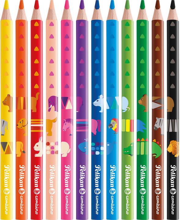 Actual product image Pelikan COMBINO - Colored pencils (Multicolor, 12 x)