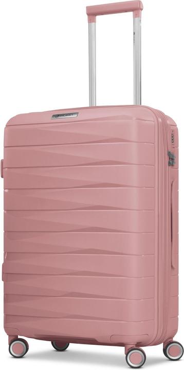 Franky London 4 Rollen Trolley M 42 cm mit Dehnfalte (59 l, M (50 - 90l))