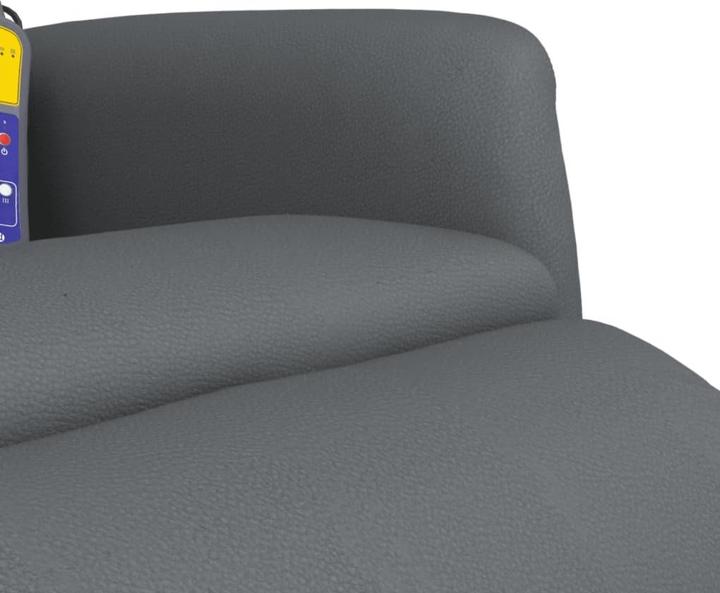 Produktbild VidaXL Massagesessel mit Fussteil Grau Kunstleder,Farbe