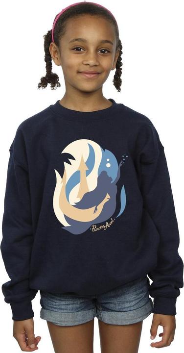 Immagine prodotto Disney The Little Mermaid Colour Silhouettes Felpa Ragazze (128)