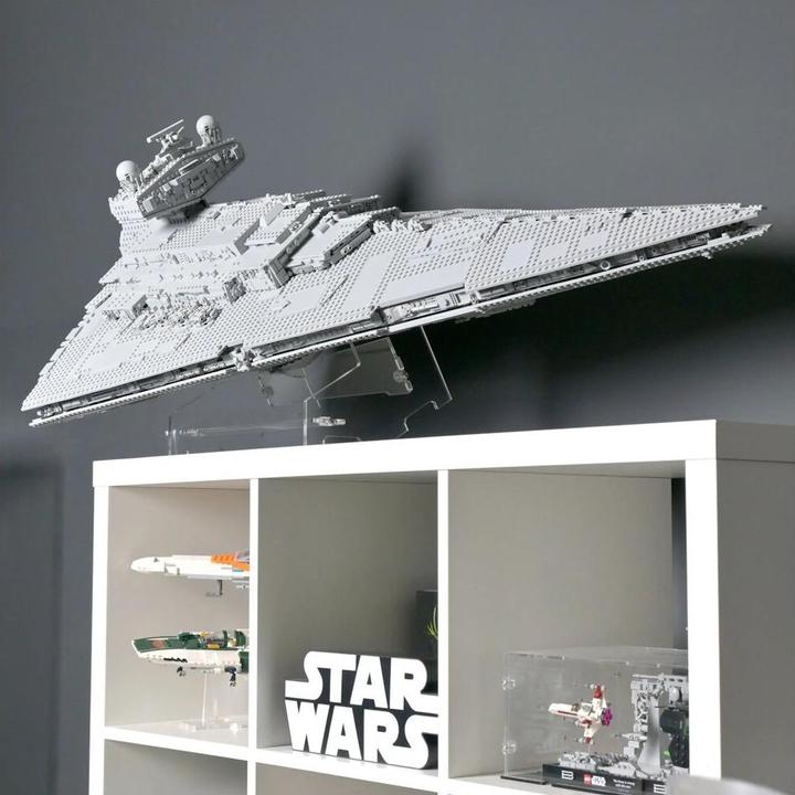 Actual product image iDisplayit Acrylic stand for LEGO® 75252 Star Wars Imperial Star Destroyer