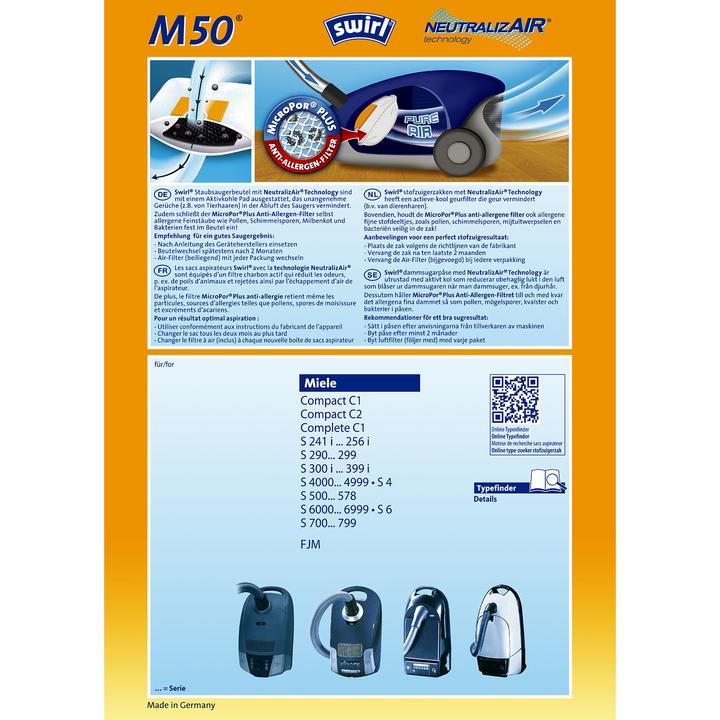 Produktbild Swirl M 50 MicroPor Neutralizair (4 x)