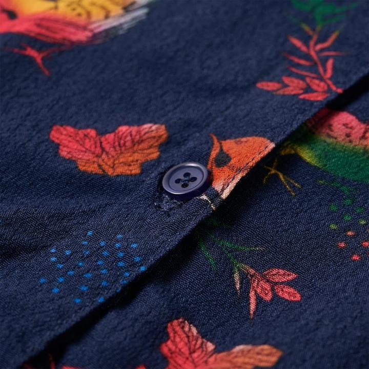 Actual product image VidaXL Children's dress with long sleeves navy blue (128)