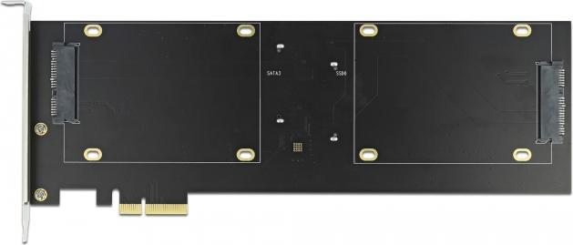 Actual product image Delock SATA controller PCI-Ex2- 4x SATA 2.5 RAID