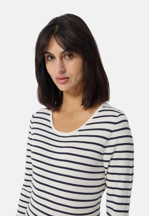 Immagine prodotto Cash-Mere Kaschmir Rundhals Pullover gestreift (S)