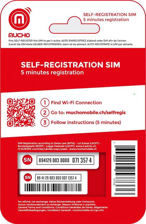 Immagine prodotto BeeOne Scheda SIM MUCHO Mobile Pack DUOMINI