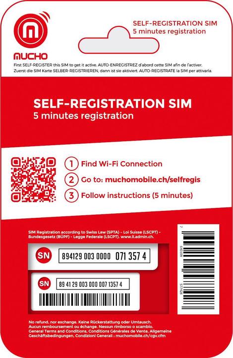 Produktbild BeeOne SIM-Karte MUCHO Mobile Pack DATAMAXI