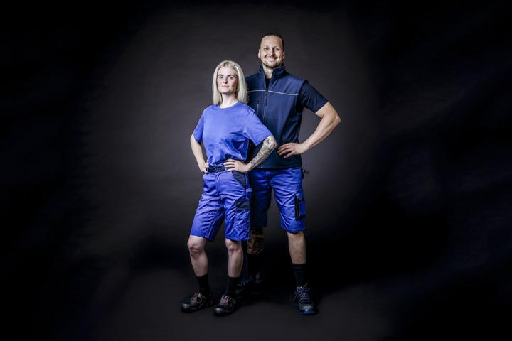 Image du produit Nitras MOTION TEX LIGHT, gilet softshell, bleu marine (code couleur : 2100), 310 g/m2, agréable à porter (5XL)