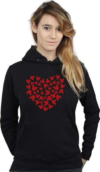 Image du produit Disney - Sweat à capuche MICKEY MOUSE HEART SILHOUETTE - Femme (S)