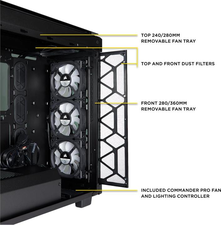 Actual product image Corsair Obsidian 500D RGB (ATX)