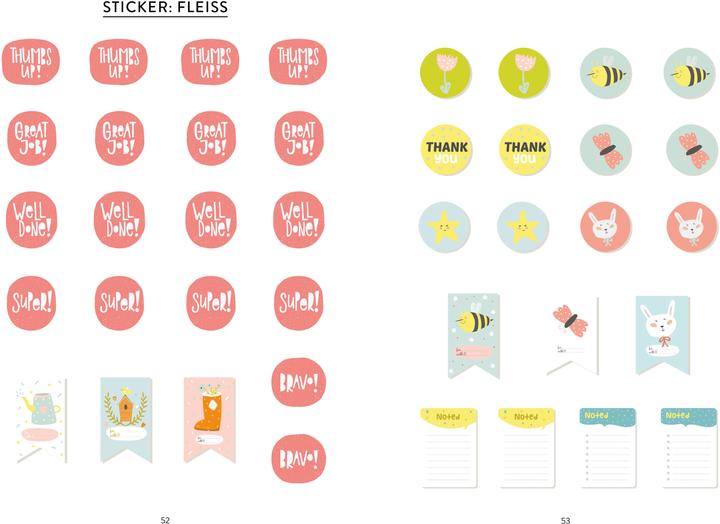 Actual product image Bullet Journal - Sticker Book for Teachers