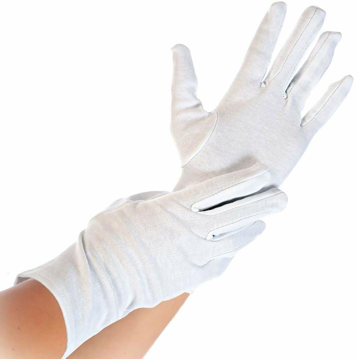 Immagine prodotto franz mensch Guanti da lavoro unisex bianchi taglia L 12 paia (L)