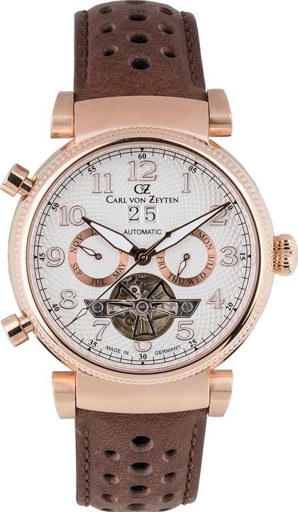 Immagine prodotto Carl von Zeyten CVZ0075RWHS Alpirsbach Automatico 44mm 3ATM (Orologio da polso analogico, 44 mm)