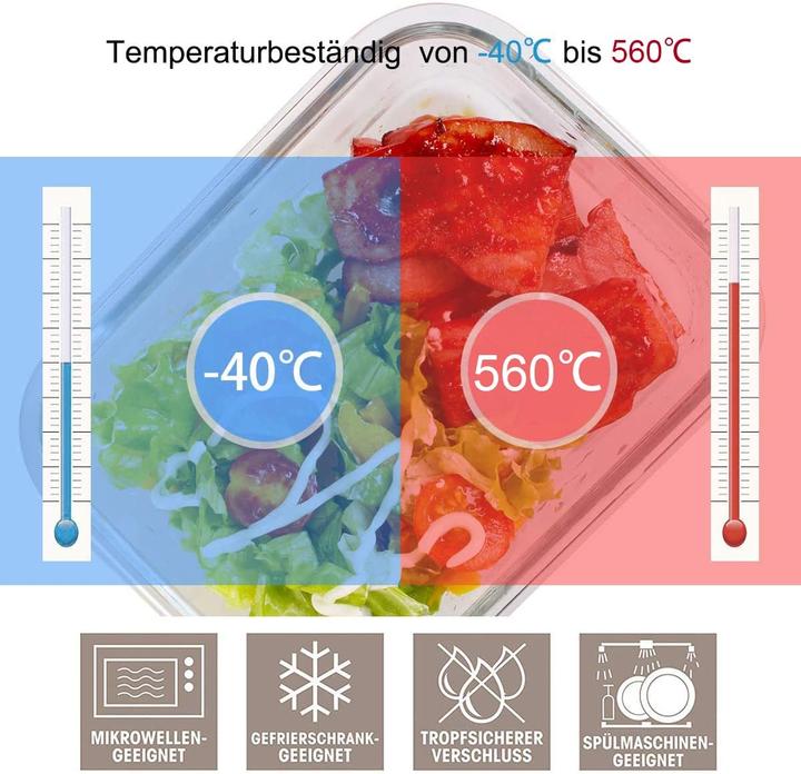 Immagine prodotto Genicook Barattoli di vetro per la freschezza (1.05 l)