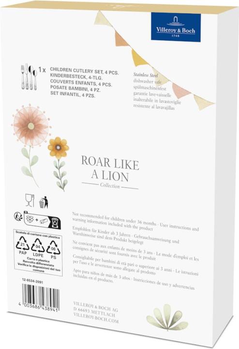 Immagine prodotto Villeroy & Boch Kinderbesteck 4tlg. Roar like a Lion