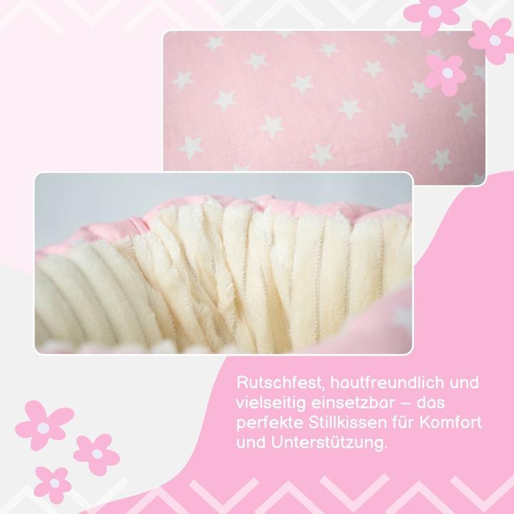 Actual product image Hermex Baby-Stillkissen Lagerungskissen Arm-Stützkissen Lagerungsrolle Entlastungspolster (26.50 cm)