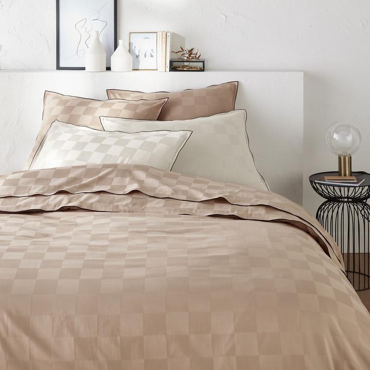 Actual product image La Redoute Interieurs Victor Damier (Duvet cover, 140 x 200 cm)