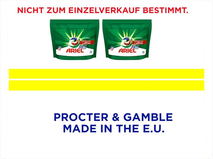 Actual product image Ariel All-in-1 PODS (76 Washing cycles, Wash pods)