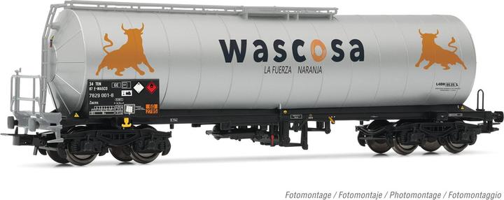 Produktbild Rivarossi F-WASCOSA 4-achsiger Kesselwagen Fuerza Naranja (Spur VI)