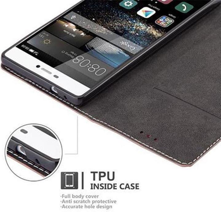 Actual product image Cadorabo Book X Wallet Cover (Huawei P8)
