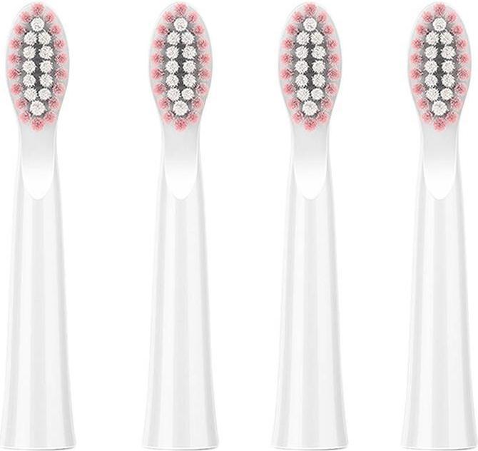 Actual product image Fairywill toothbrush tips E11 (pink) (4 x)