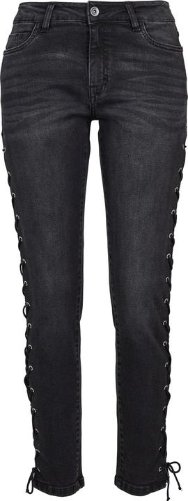 Image du produit Urban Classics Ladies Denim Lace Up Skinny Pants (28)