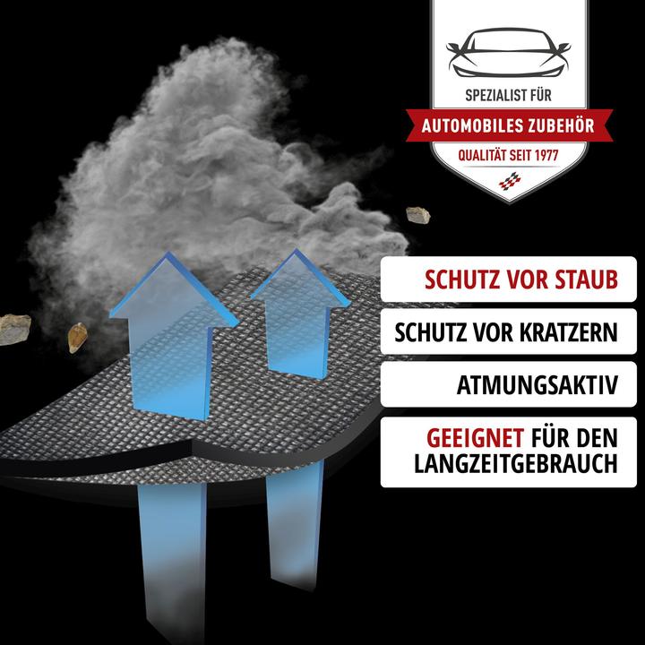 Actual product image CarComfort Autoplane Indoor Fleece, Car Cover SUV Size XL Grey/Black