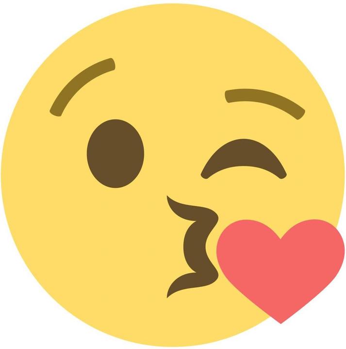 Immagine prodotto Emojione Emoji che lancia un bacio (40 x 40 cm)