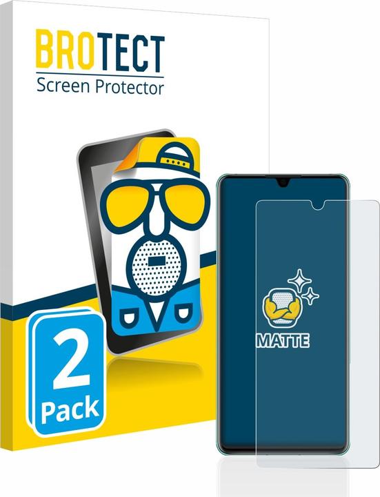 Produktbild BROTECT Entspiegelungs-Schutzfolie Displayschutz Matt (2 Stück, Huawei P30)