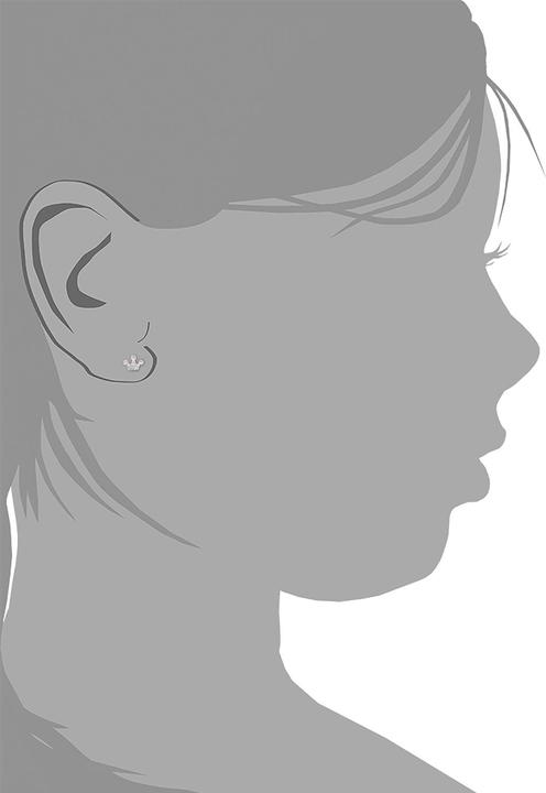 Actual product image Prinzessin Lillifee Ear jewellery for girls, 925 sterling silver, glass | crown (925 silver)