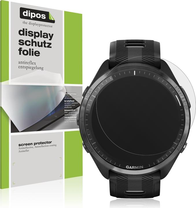 Dipos Pellicola Protettiva Antiriflesso per Garmin Forerunner 965