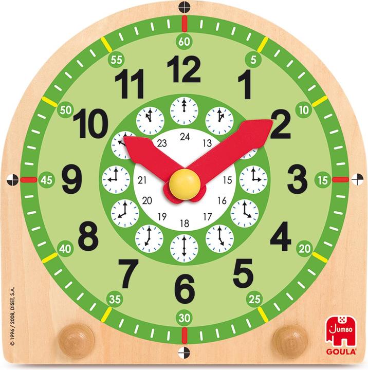 Produktbild Goula Lernuhr aus Holz (Deutsch)