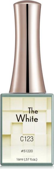 Produktbild Canni Gellack The White C123 UV/LED (Creamy White, UV-Gel Lack)