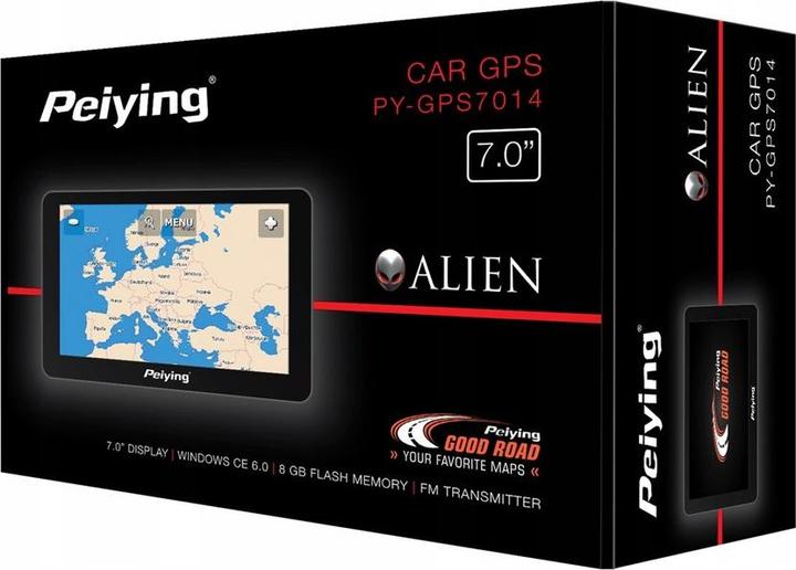 Immagine prodotto Peiying Peying Alien PY-GPS7014 Navigazione + mappa UE (7.01")