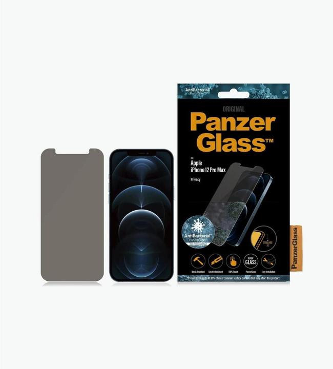 Produktbild PanzerGlass Screen Protector Privacy (1 Stück, Apple iPhone 12 Pro Max)